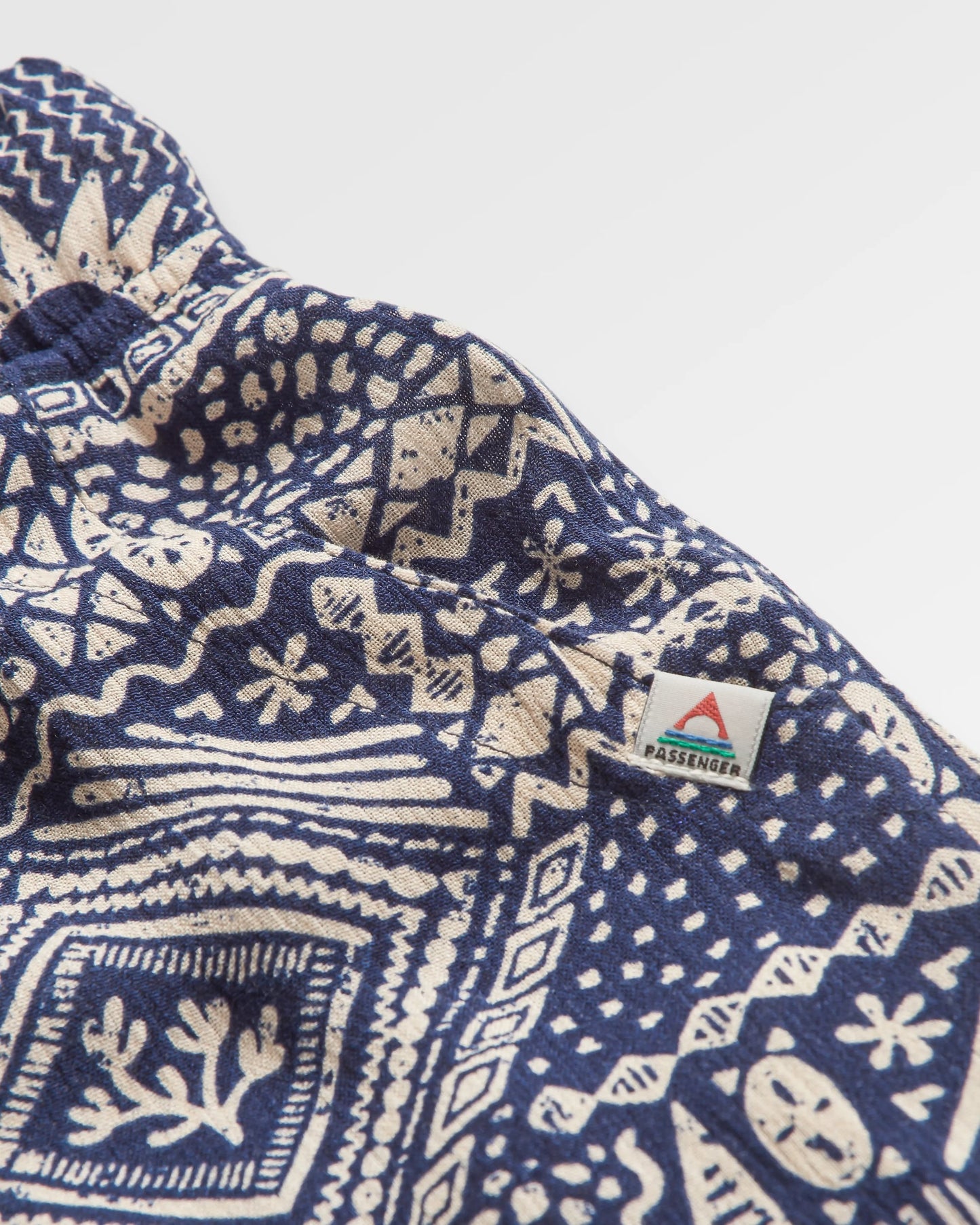 Santosa Woven Short - Vintage Patchwork Navy