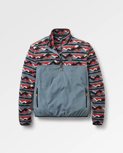 Set Off Polartec® 1/4 Zip Fleece - Views Storm Grey - Flatlay