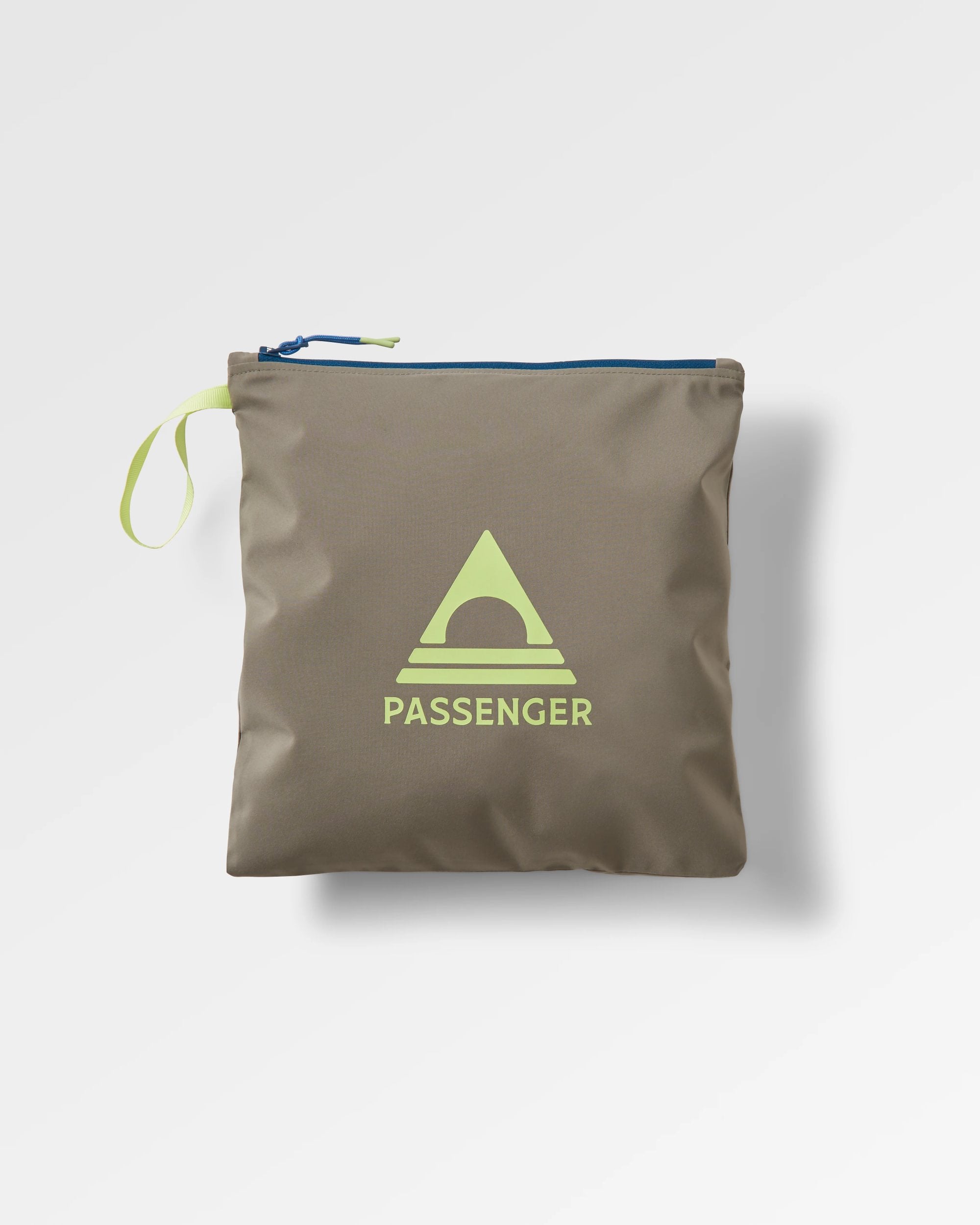 Rainstorm Recycled Waterproof Jacket - Tidal Blue/Arctic/Dusty Olive - Flatlay