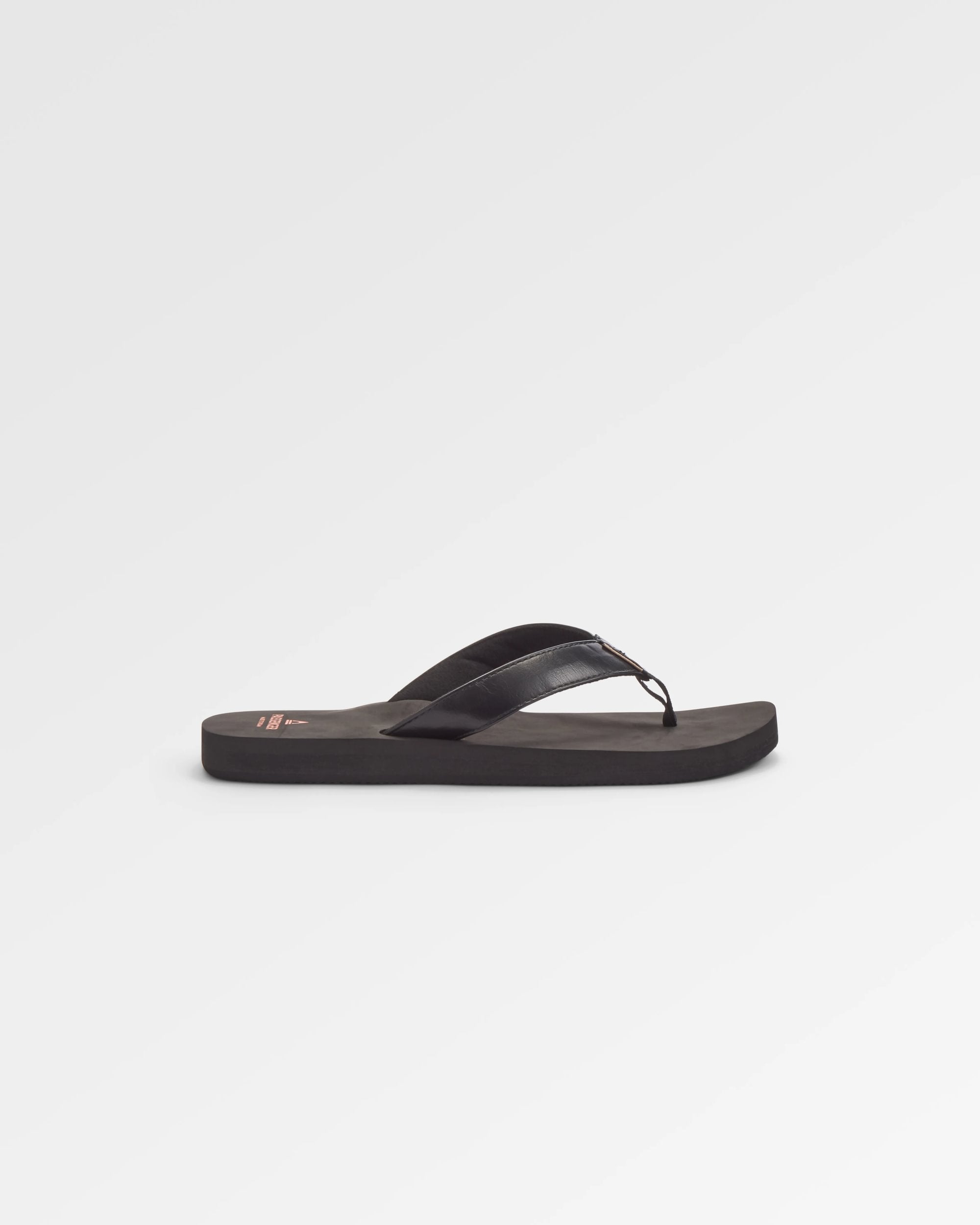 Santos Flip Flop - Black - Flatlay