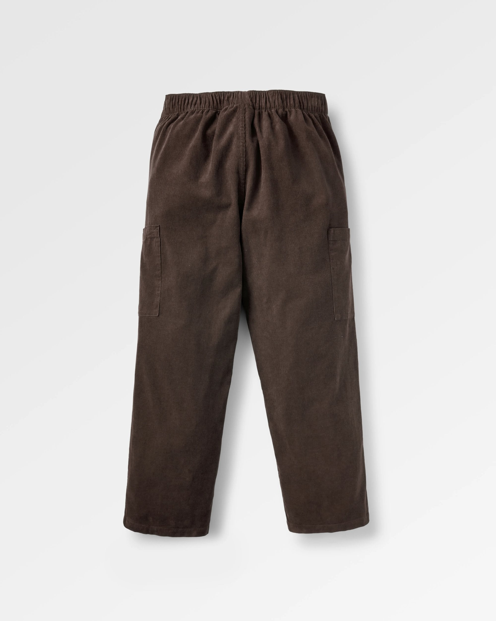 Someday Organic Cotton Corduroy Trouser - Coffee - Flatlay