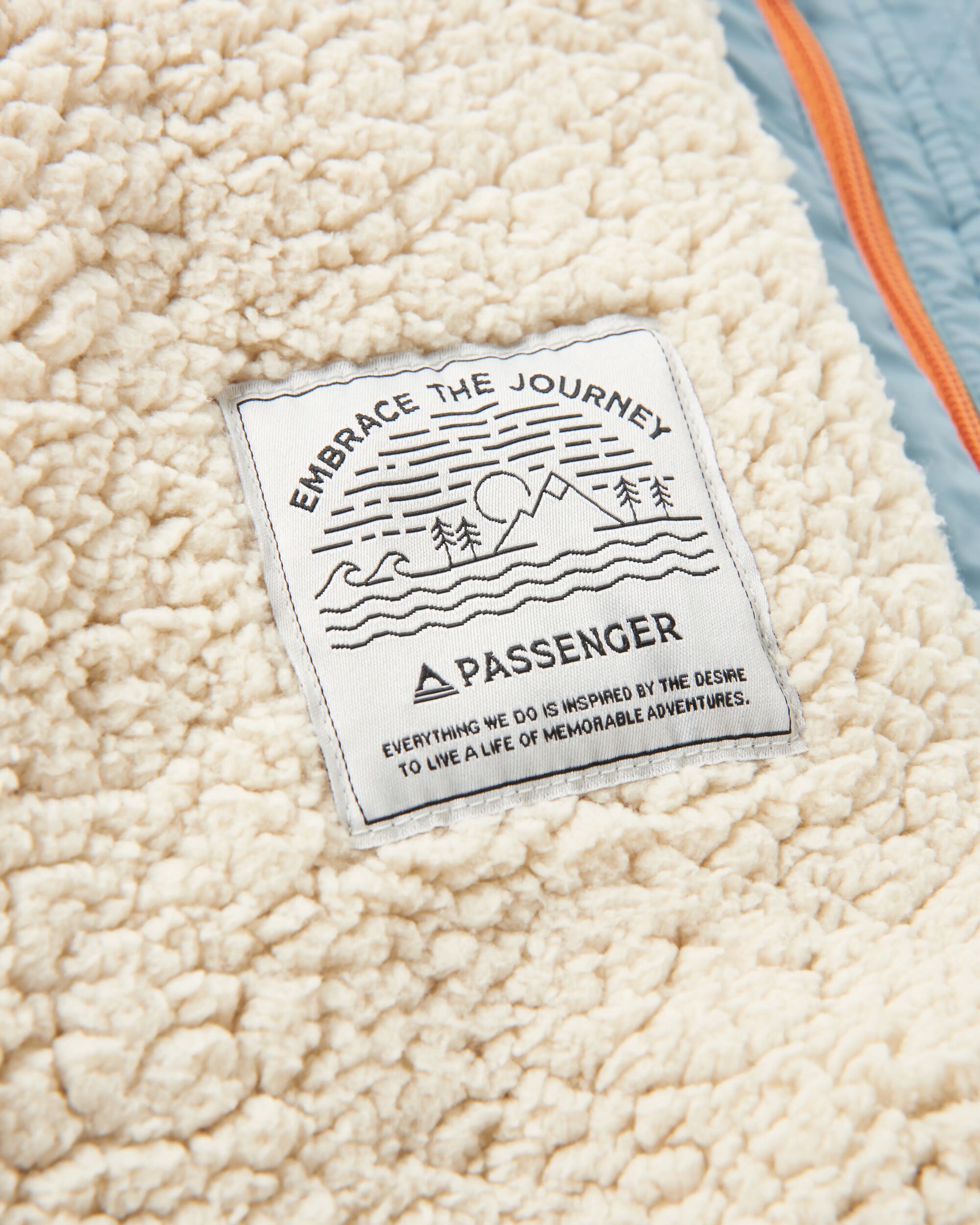 Flora Recycled Sherpa Lined Parka - Arctic - Flatlay