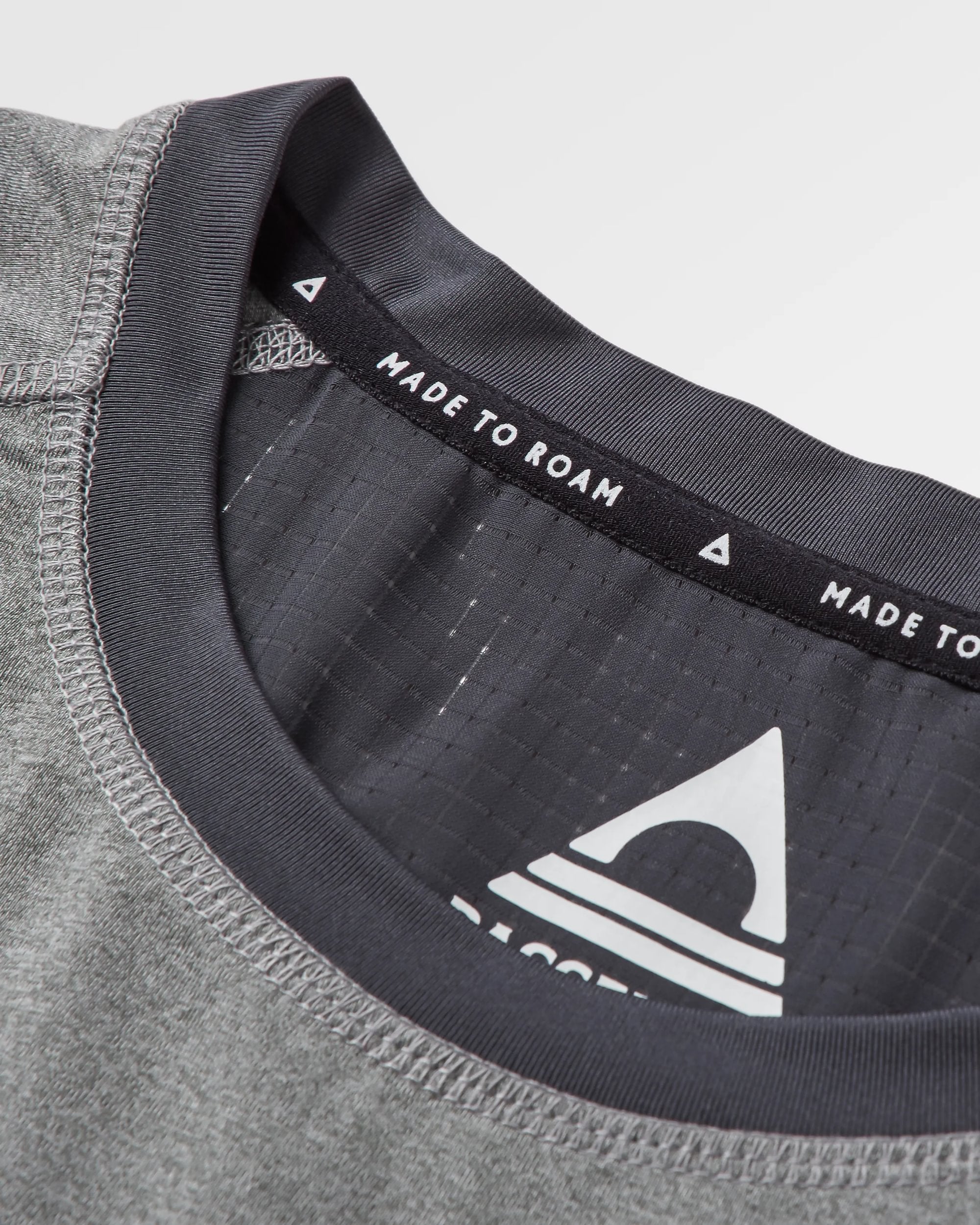 Cool Down Active T-shirt - Grey Marl - Flatlay