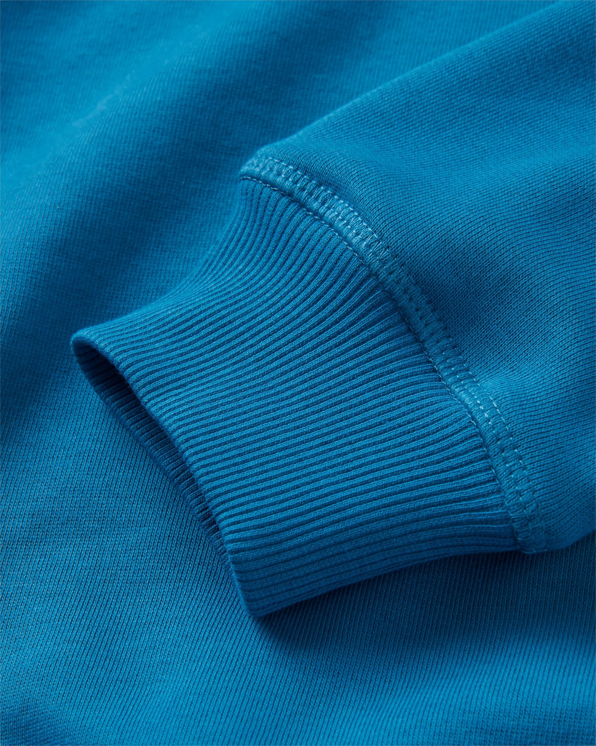 Odyssey Organic Cotton Sweatshirt - Blue Steel - Flatlay