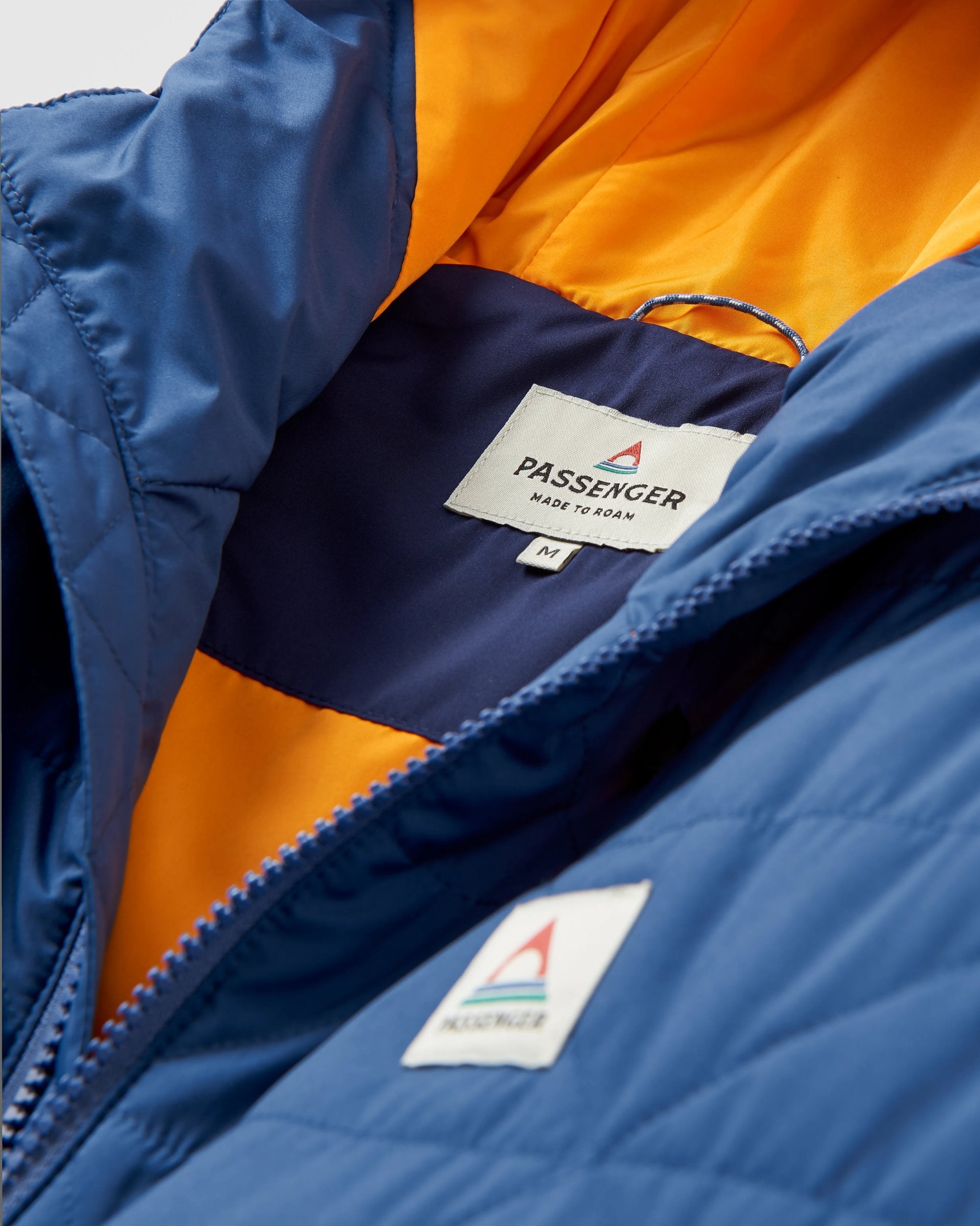 Base Recycled Thermore® Insulated Jacket - Dark Denim - Flatlay