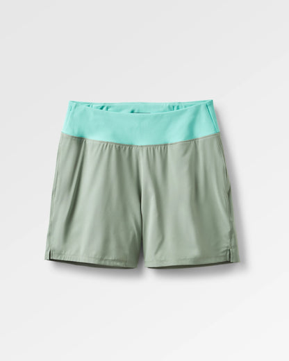 Roundtrip Recycled Trail Short - Pistachio - Flatlay