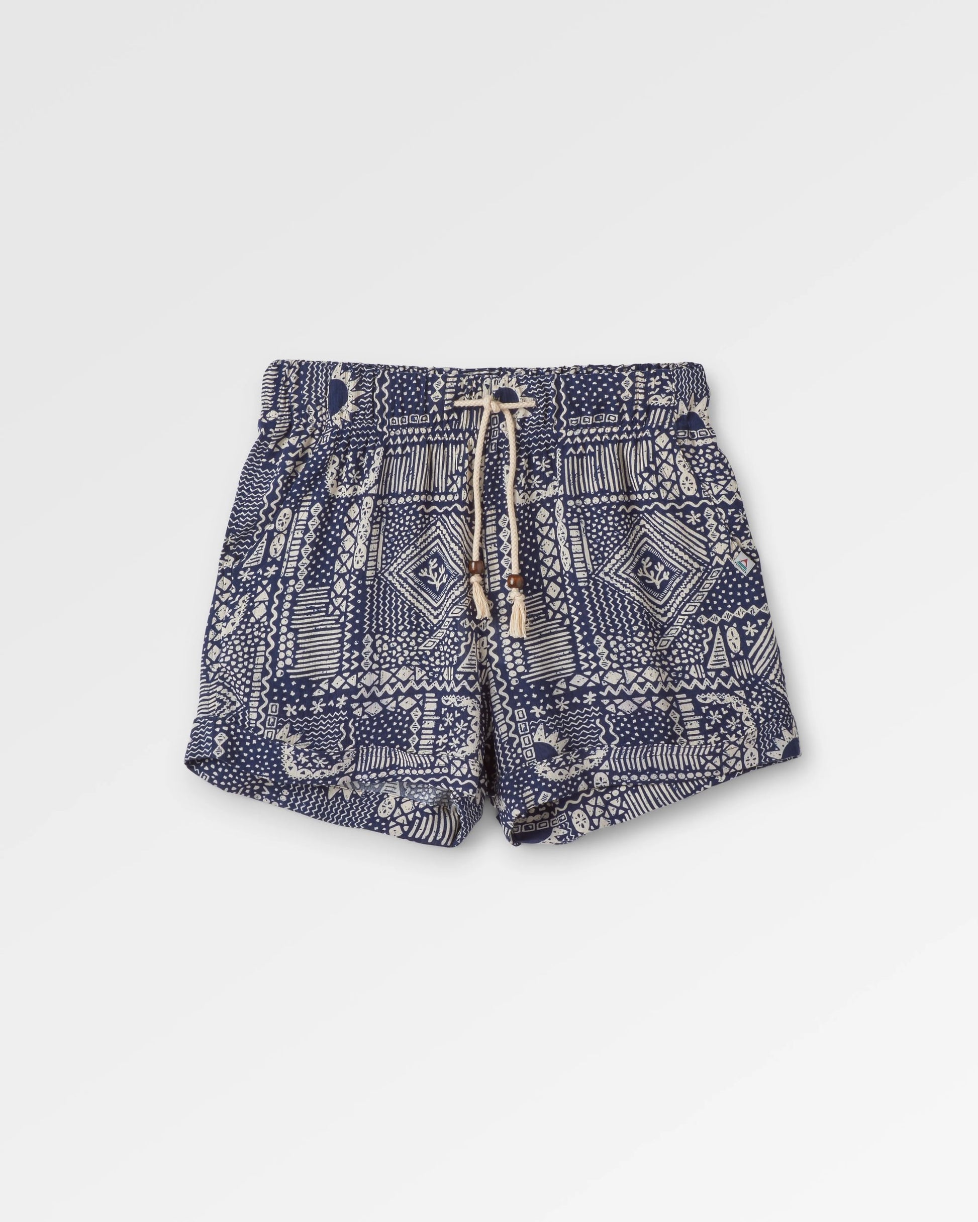 Santosa Woven Short - Vintage Patchwork Navy