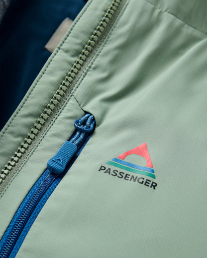 Shasta Lightweight Recycled Thermore® Insulated Hoodless Jacket - Pistachio - Flatlay