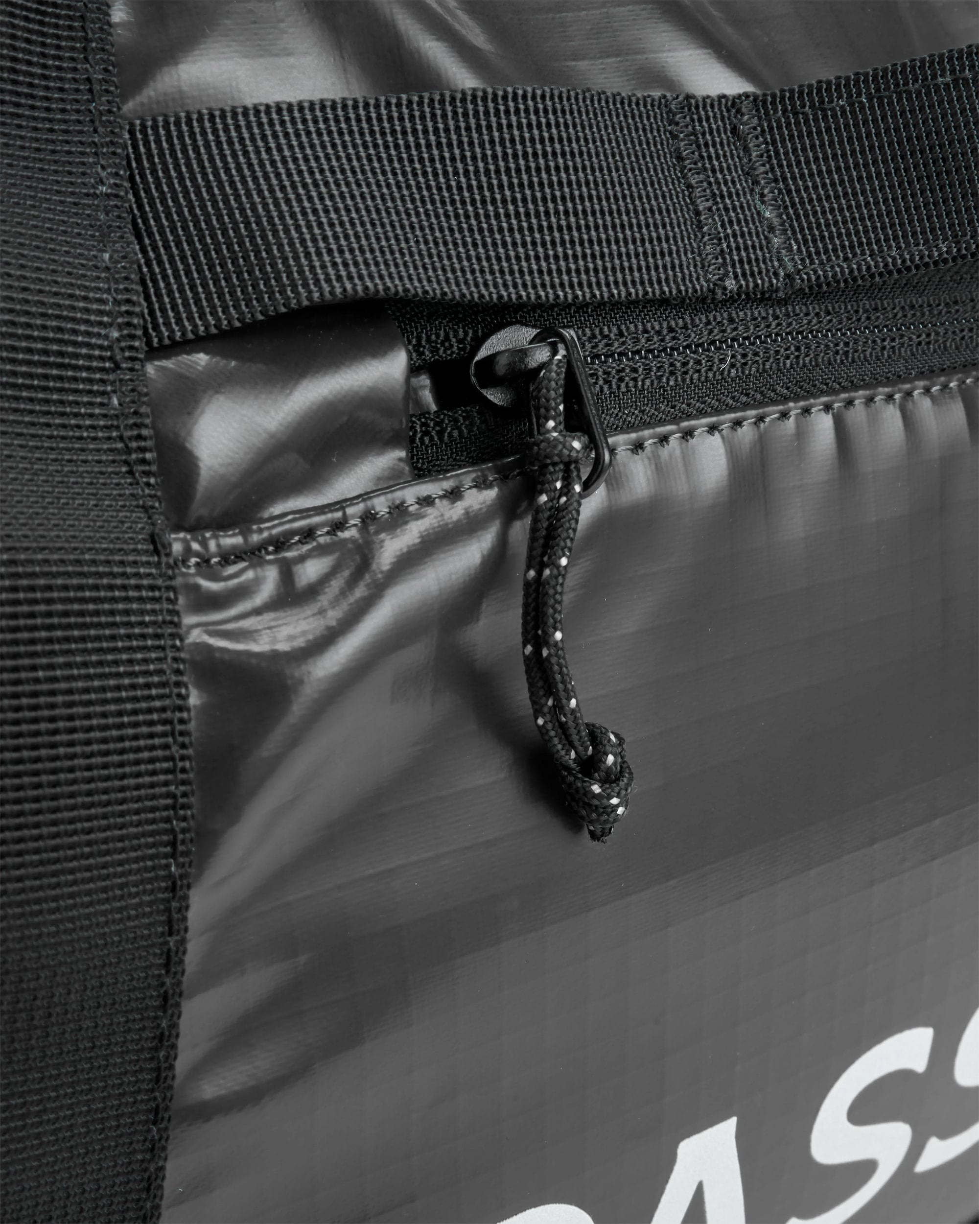 Roamer Recycled 80L Duffel Bag - Phantom Black - Flatlay