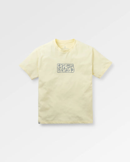 Beyond Relaxed Fit T-Shirt - Pale Yellow - Flatlay