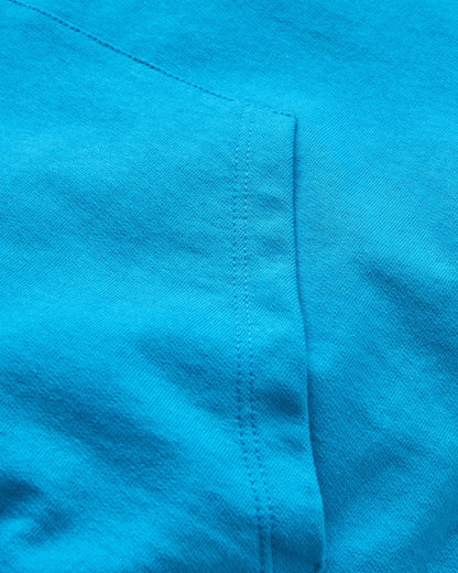 Riser Organic Cotton Hoodie - Bluejay - Flatlay