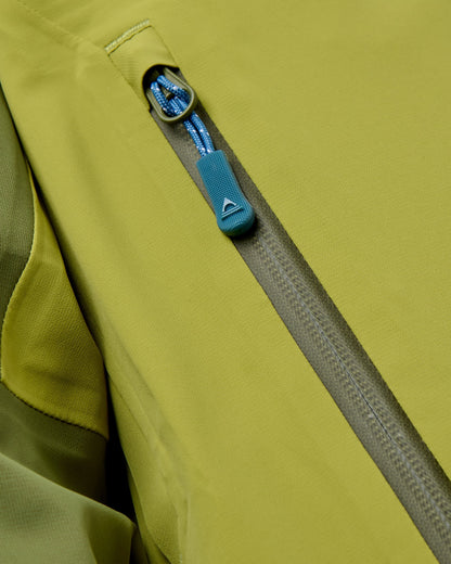 Mens Trailscape 3L Waterproof Jacket - Clover/Tea Green - Flatlay