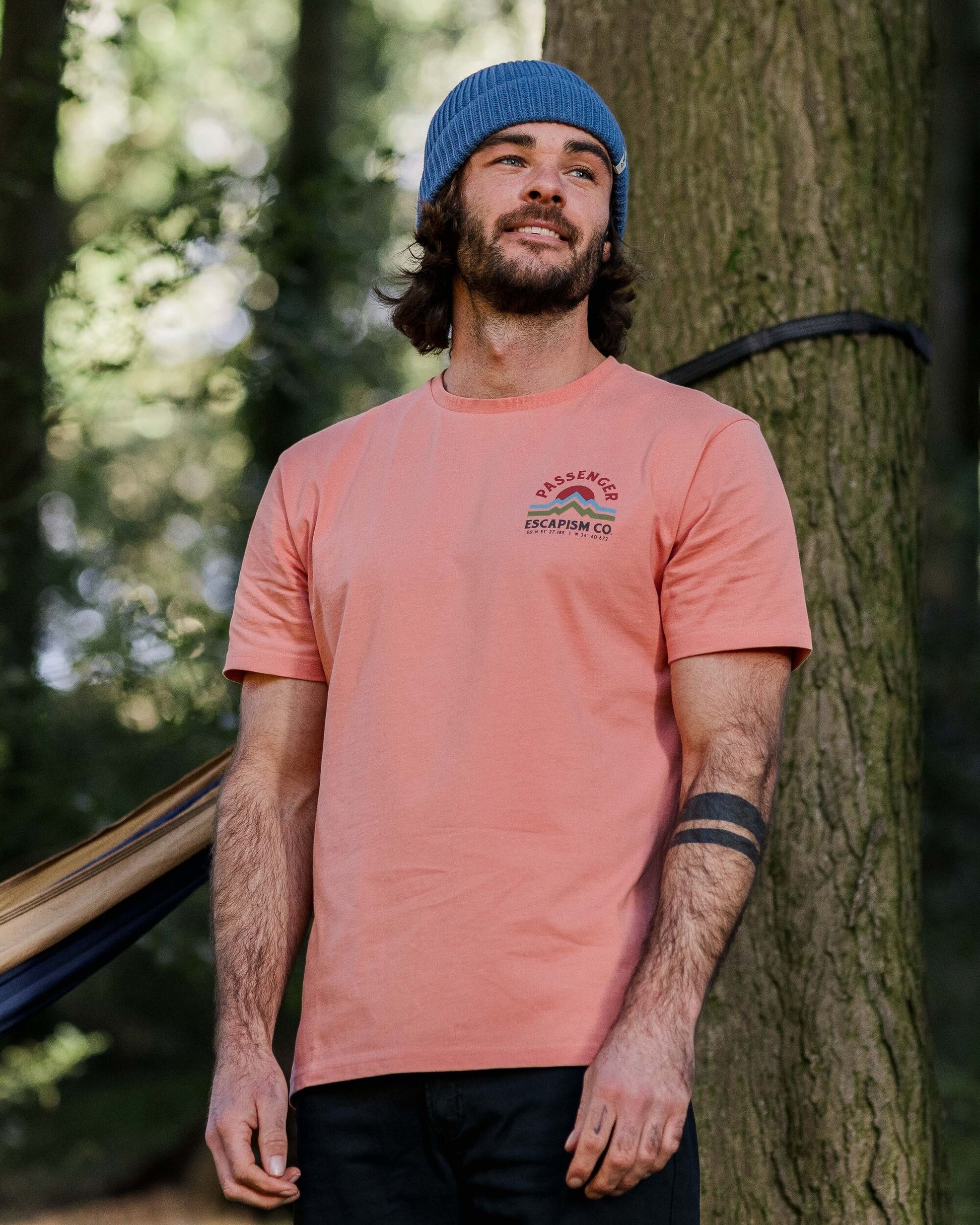 Dumont Organic Relaxed Fit T-Shirt - Tawny Peach