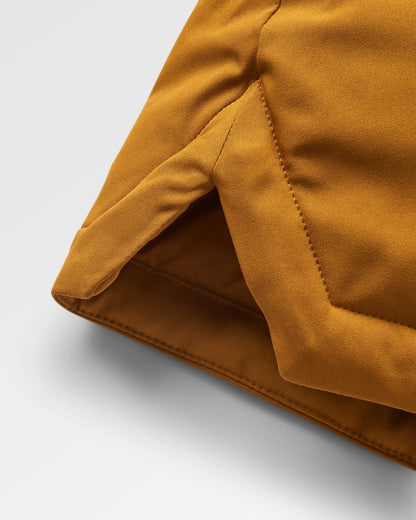 Lumi Colour Block Parka - Golden Brown - Flatlay