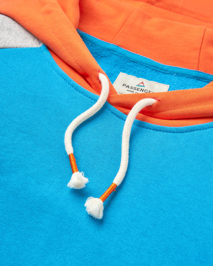 Riser Organic Cotton Hoodie - Bluejay - Flatlay