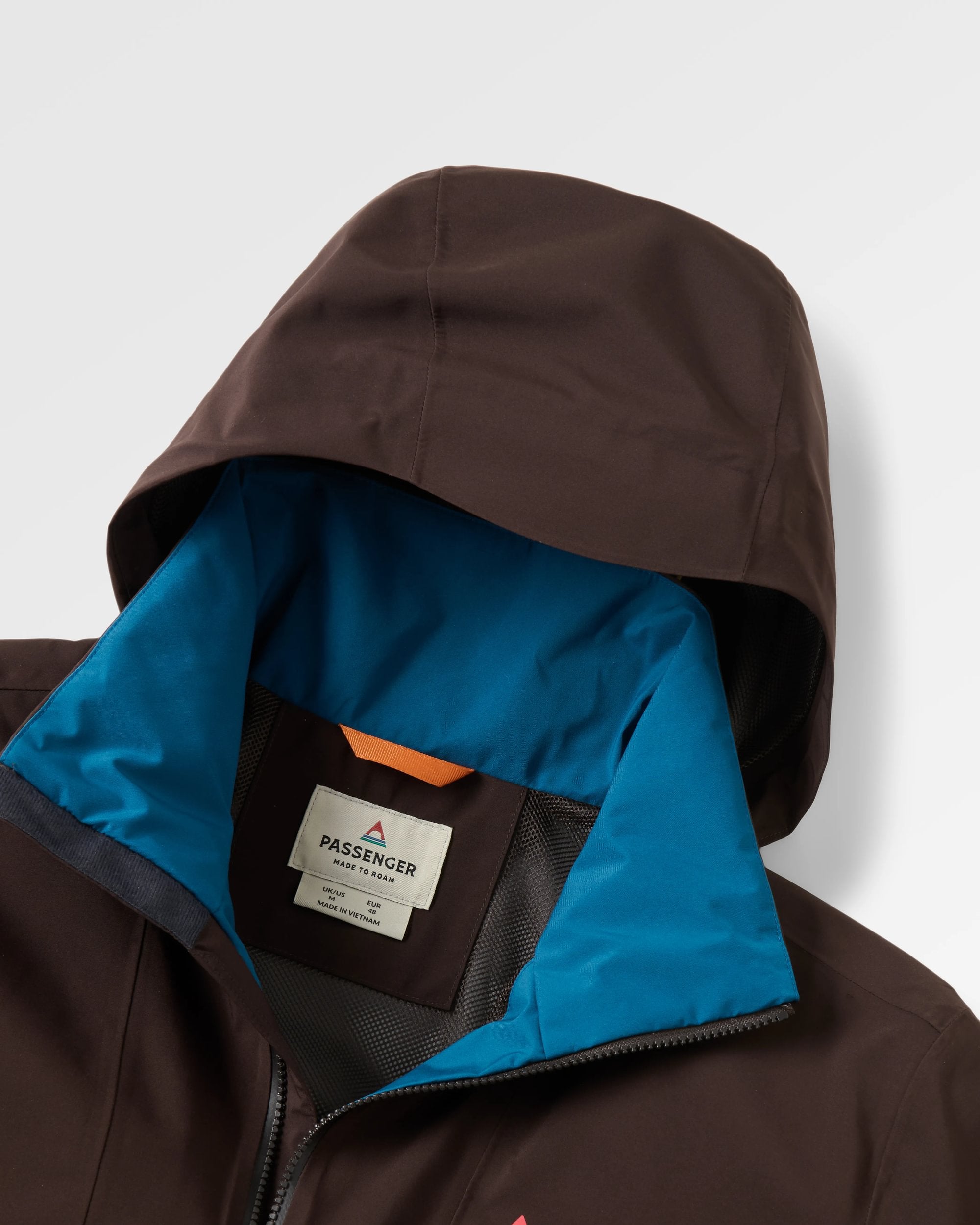 Diablo Recycled Waterproof Anorak - Caramel/Espresso - Flatlay