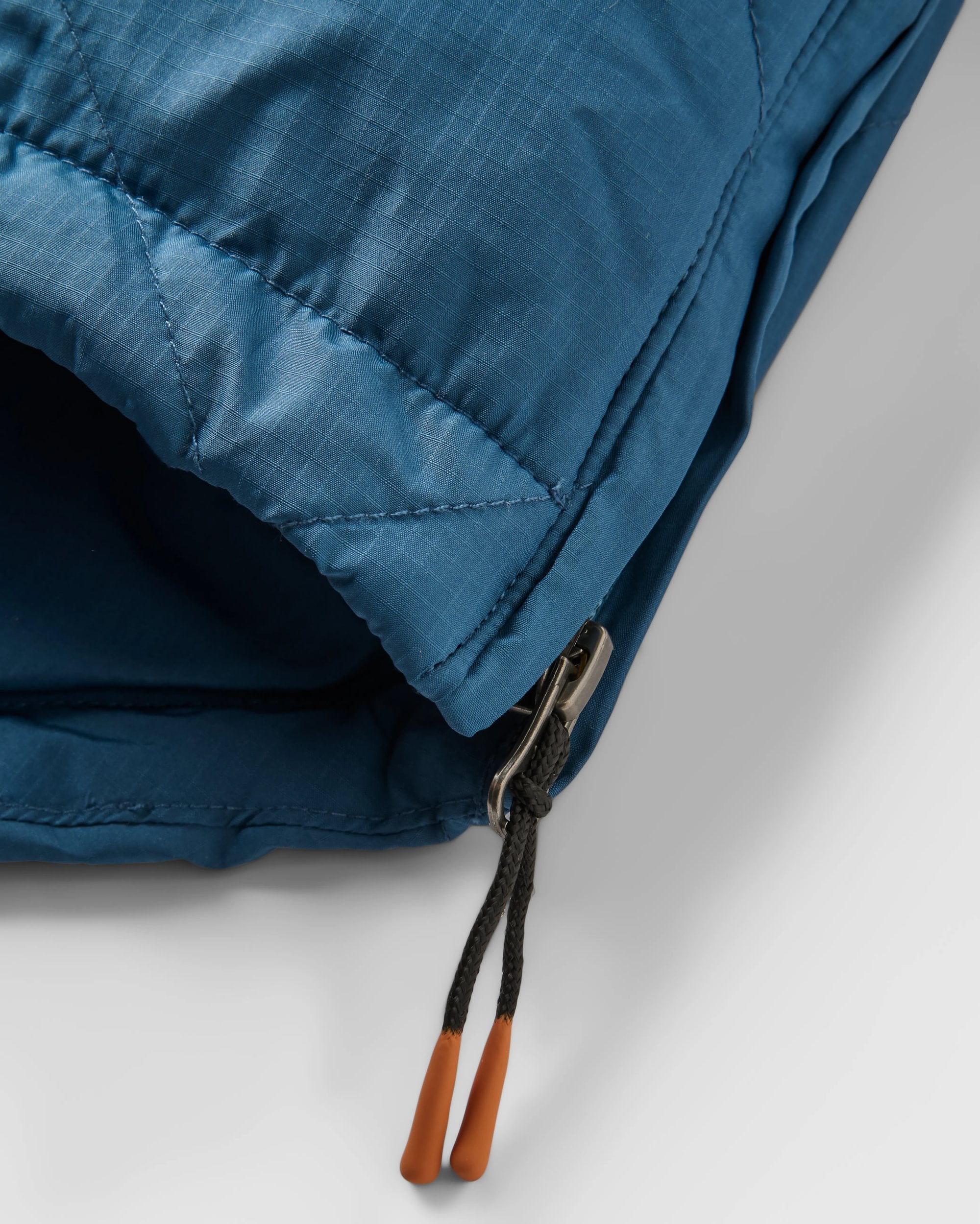 Ocean Recycled Insulated 1/2 Zip Jacket - Ensign Blue - Flatlay