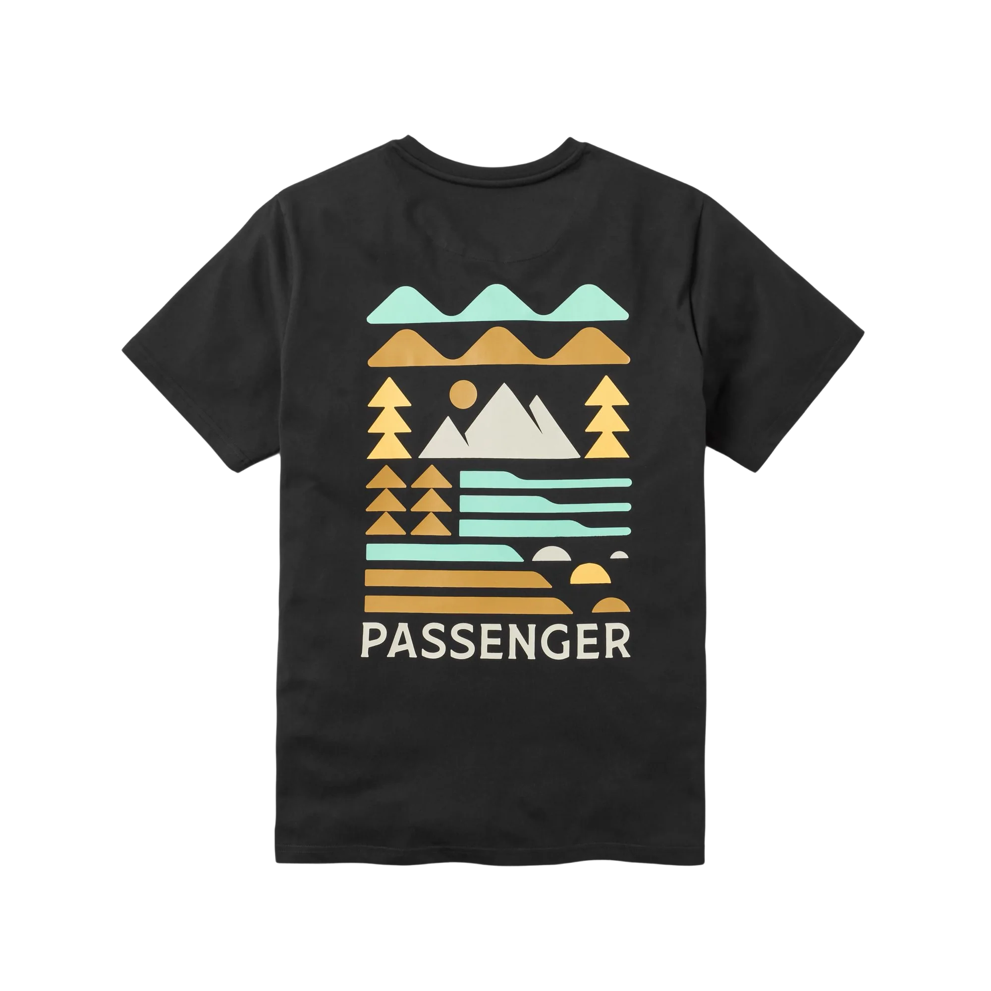 Cutout Organic Cotton T-Shirt - Black