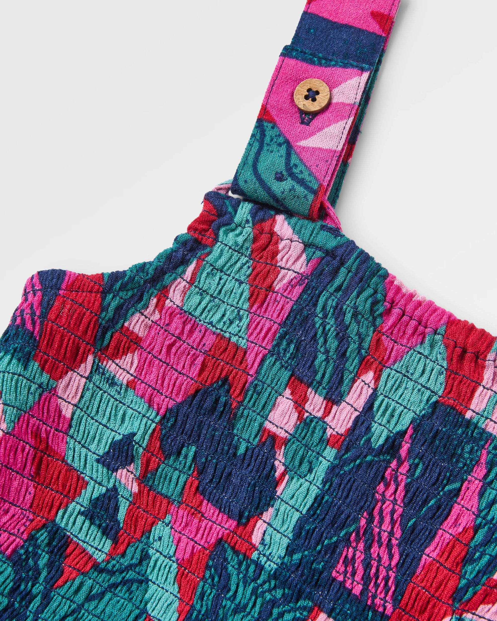 Soleis Woven Cami - Sun Patch Rich Navy - Flatlay