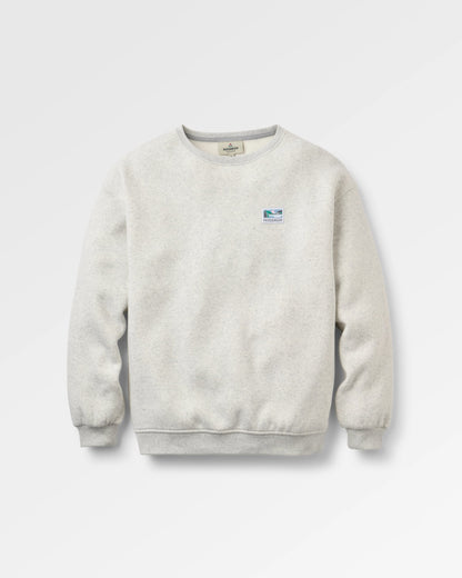 Legacy Sweatshirt - Light Grey Marl - Flatlay