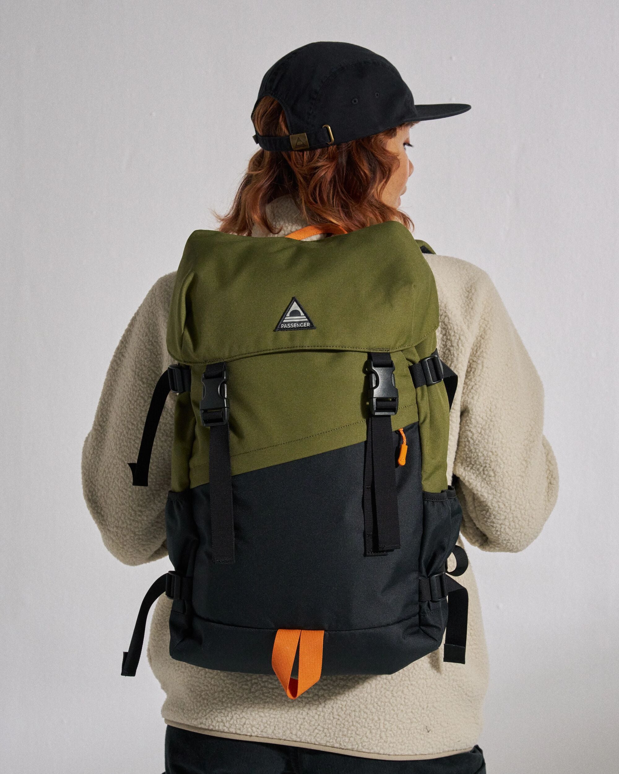 Boondocker 26L Backpack - Black/Khaki - Studio Model - Female