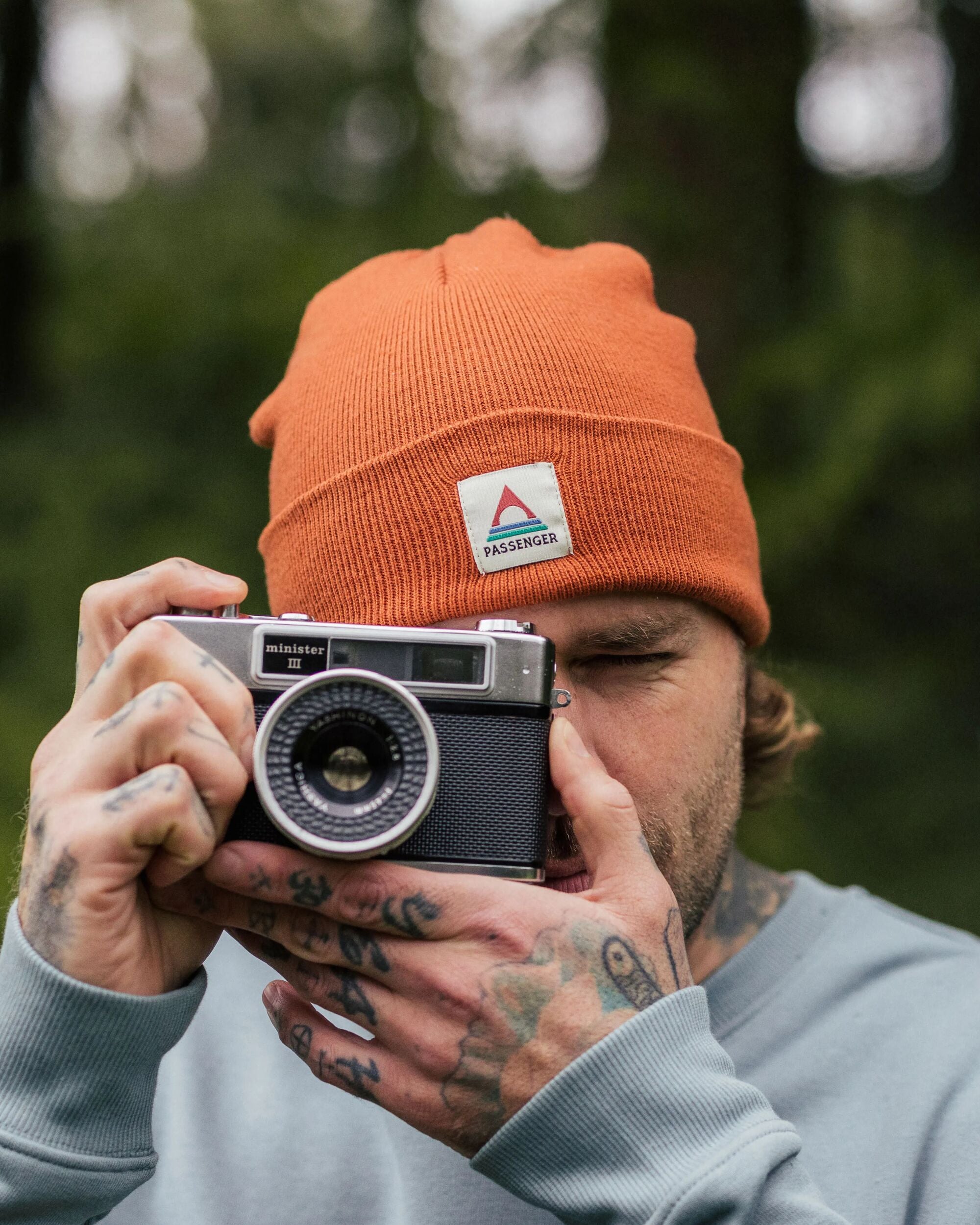 Core Recycled Low-Top Beanie - Burnt Orange - Lifestyle - Male