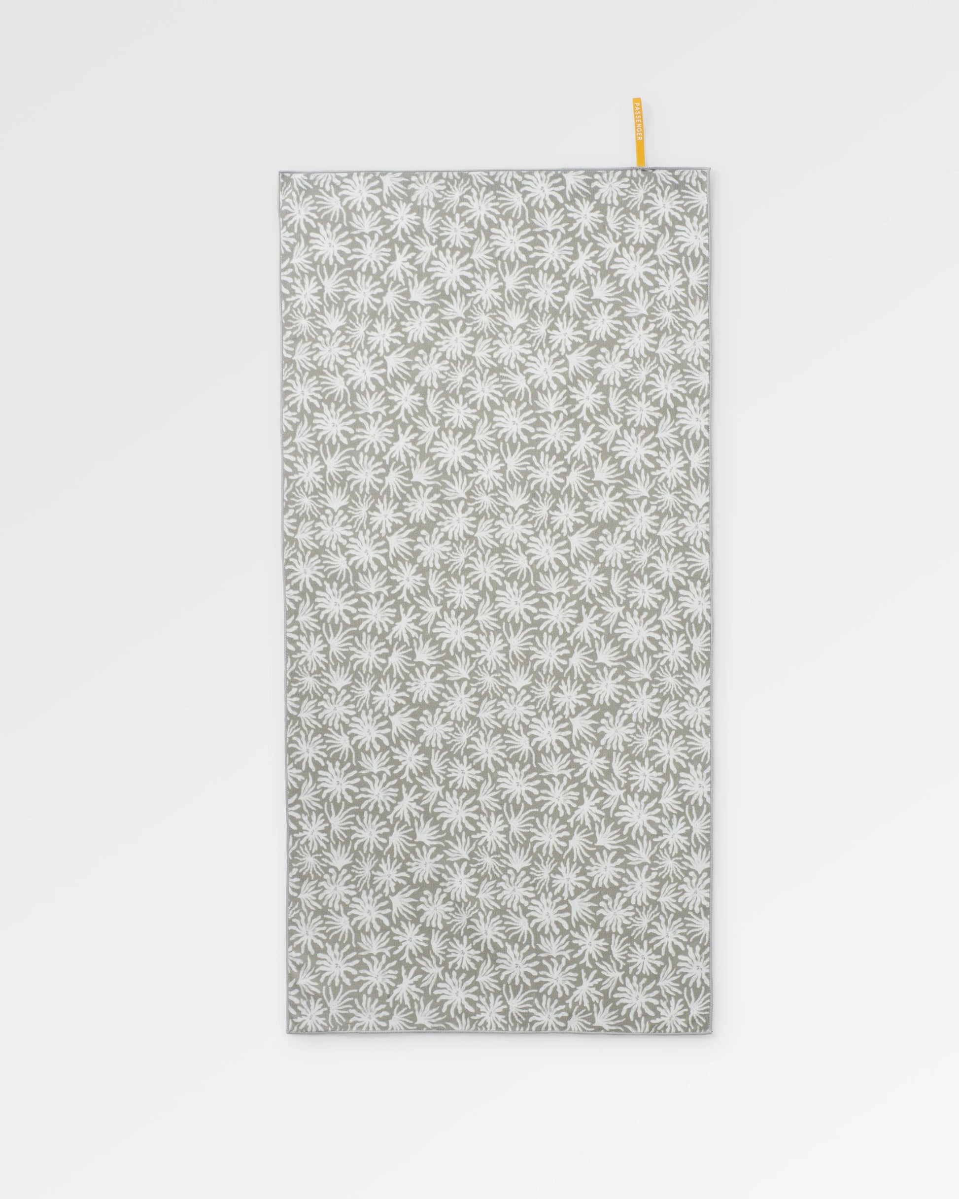 Travel Recycled Quick Dry Towel - Seaweed Pebble Grey