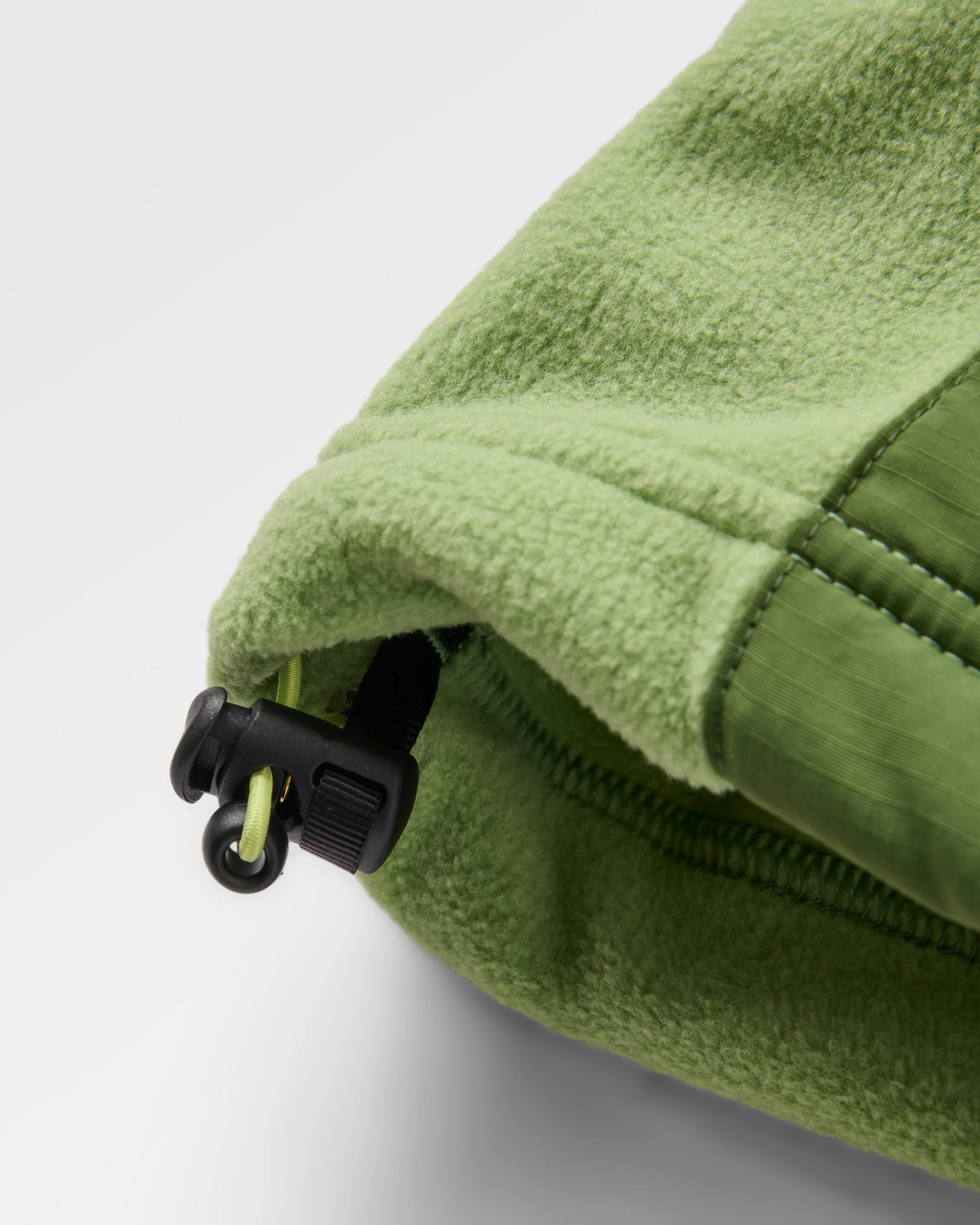 Alexander Hooded Polartec® Fleece - Feather/Wild Green - Flatlay
