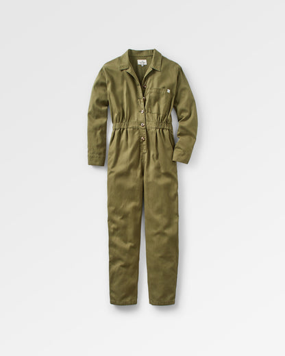 Resonate Boiler Suit - Khaki - Flatlay