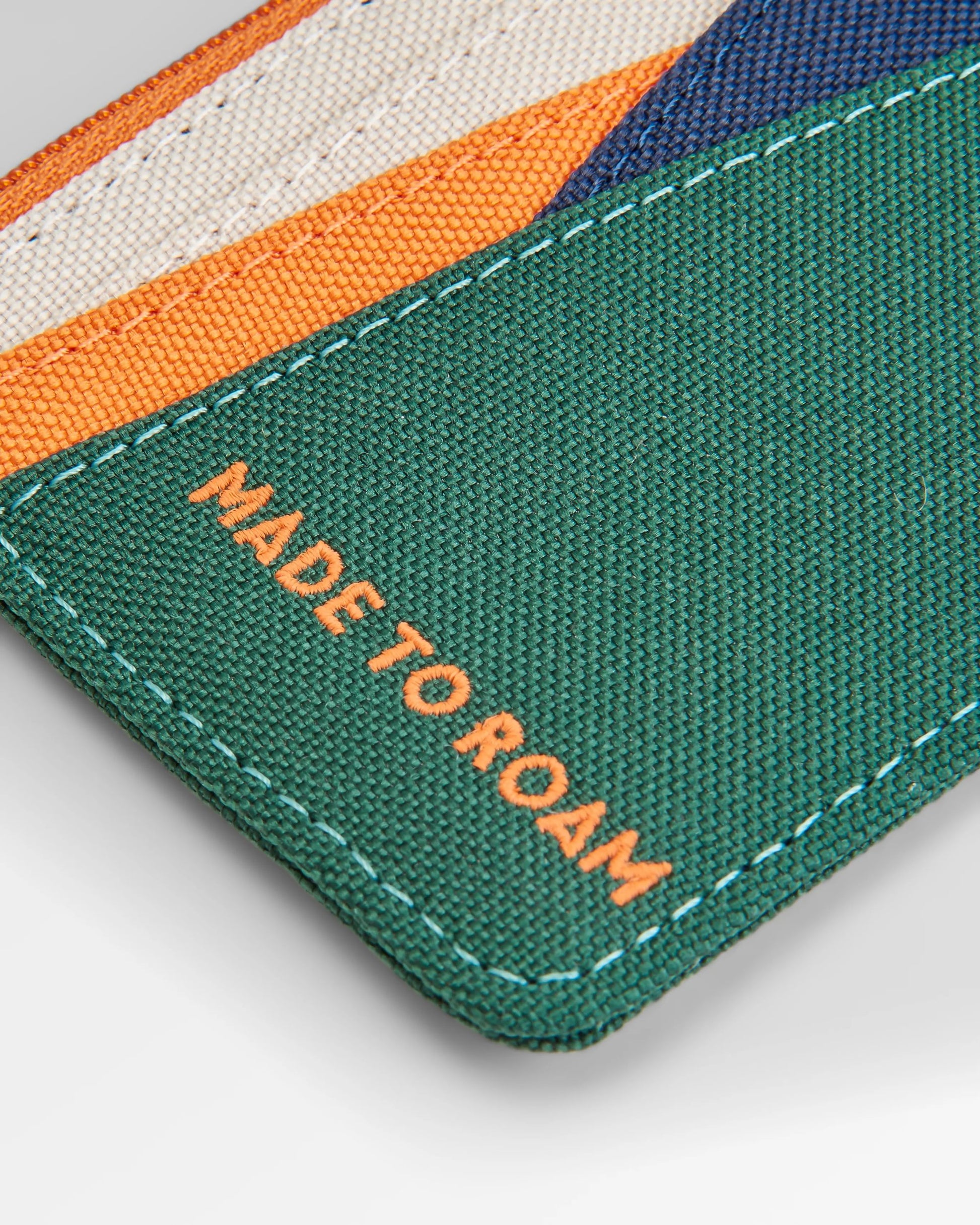 Mountain Recycled Card Holder - Rain Forest Orange Multi