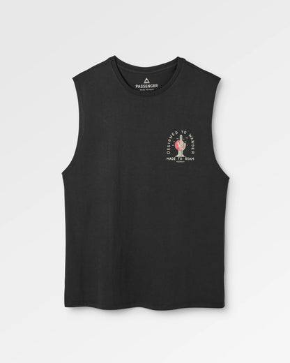 Men's Explore Vest - Black - Flatlay