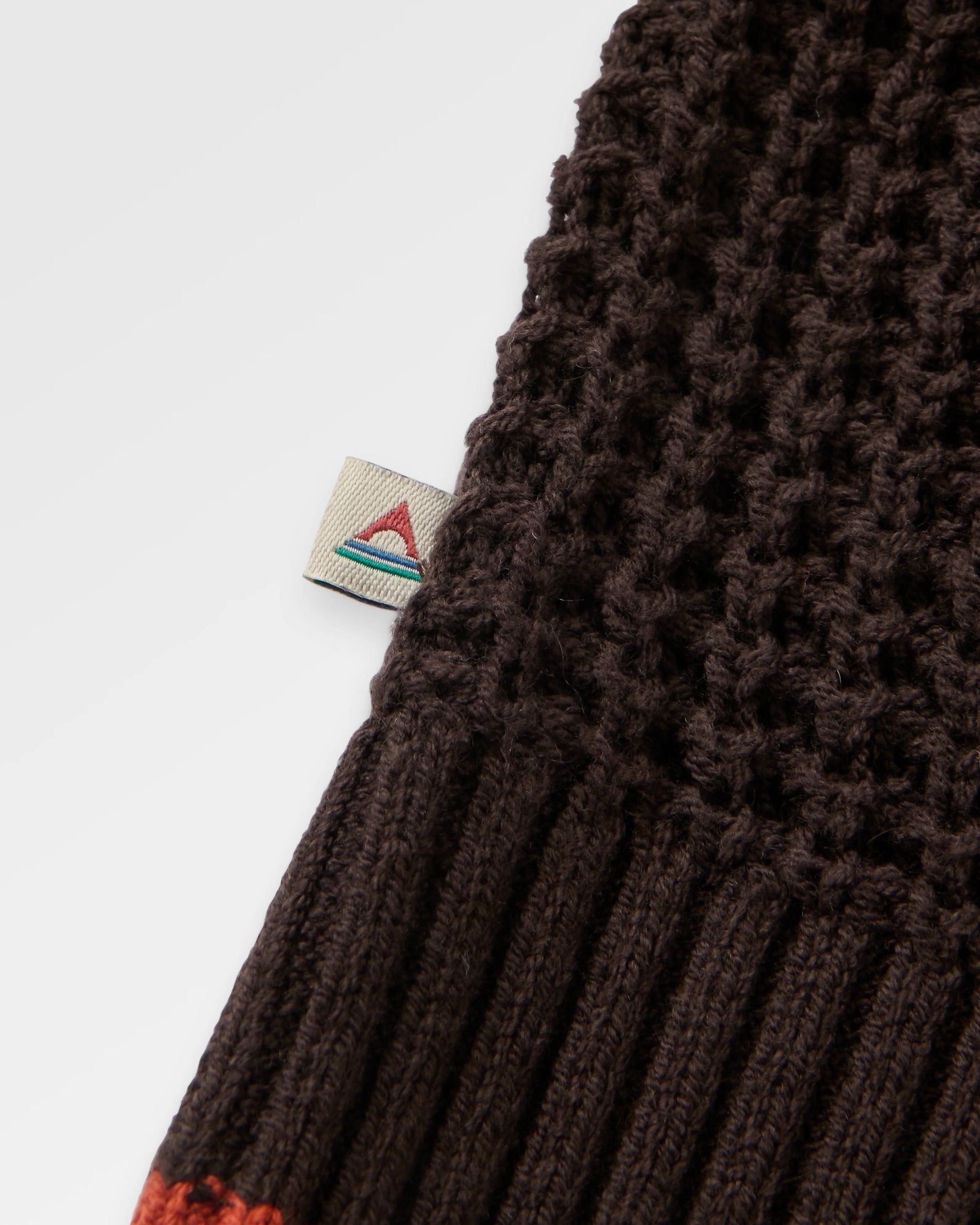 Serenity Knitted Cardigan - Espresso - Flatlay