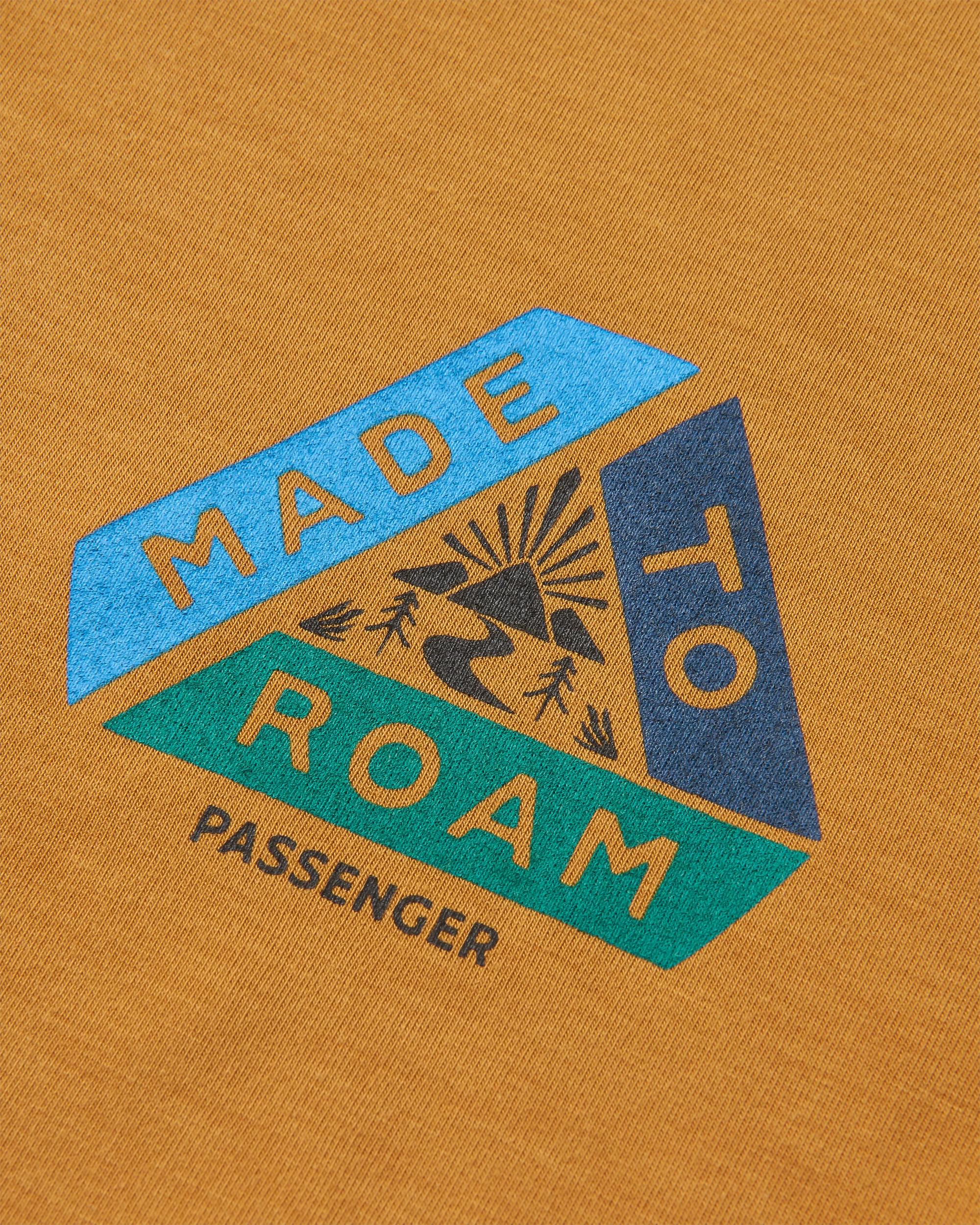 Trail Active Recycled T-shirt - Dusty Ochre - Flatlay