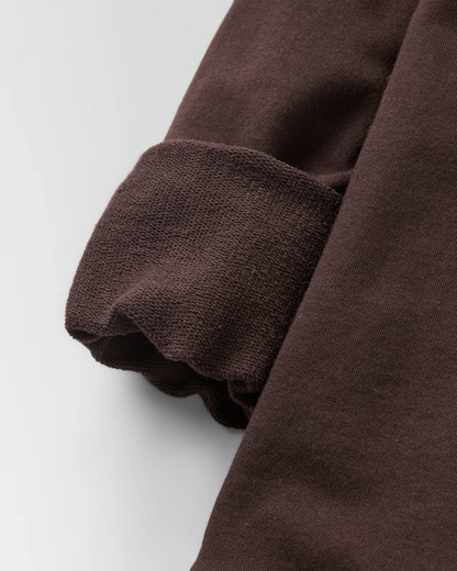Lost Patch Sweatshirt - Espresso - Flatlay
