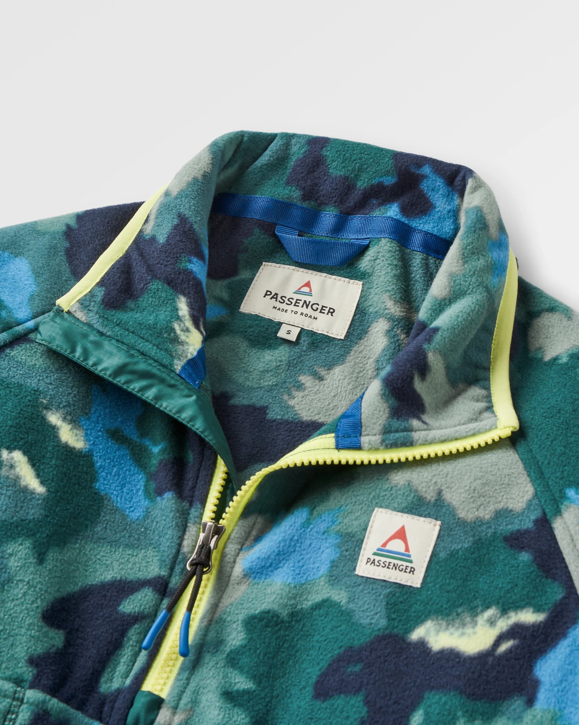 Sorrel Recycled Polar Fleece - Alpine Camo Rain Forest