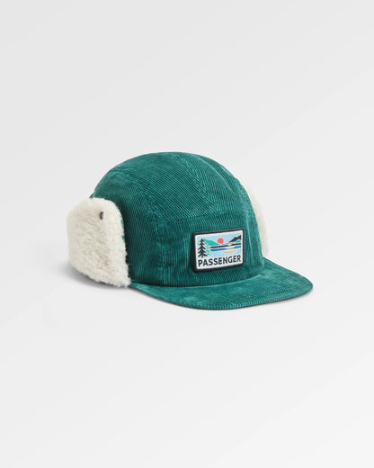 Daytime Recycled Cotton Sherpa Lined Hat - Deep Ocean - Flatlay