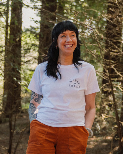 Penida Recycled Cotton T-Shirt - White - Lifestyle