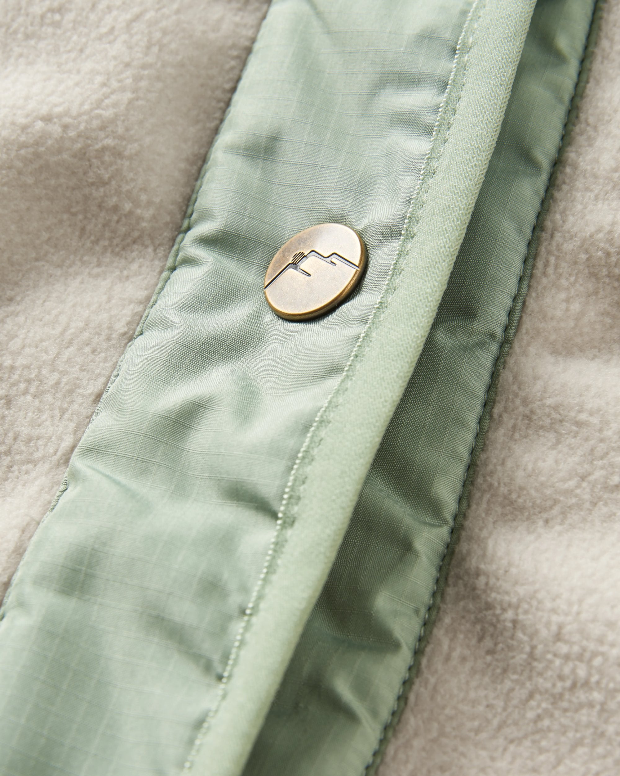 Navegado Recycled Polar Fleece - Oatmeal - Flatlay