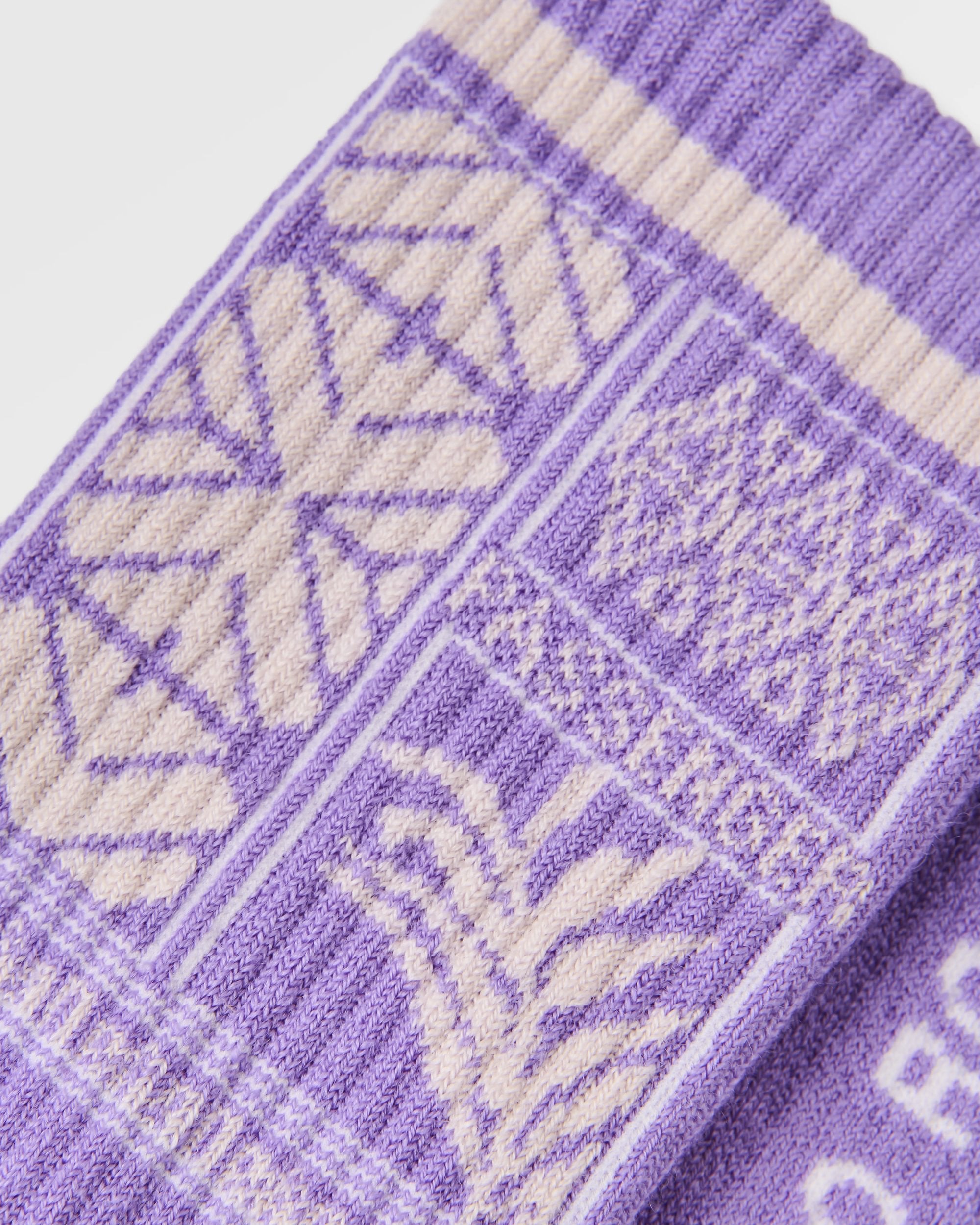 Thuring Merino Socks - Purple Haze - Flatlay