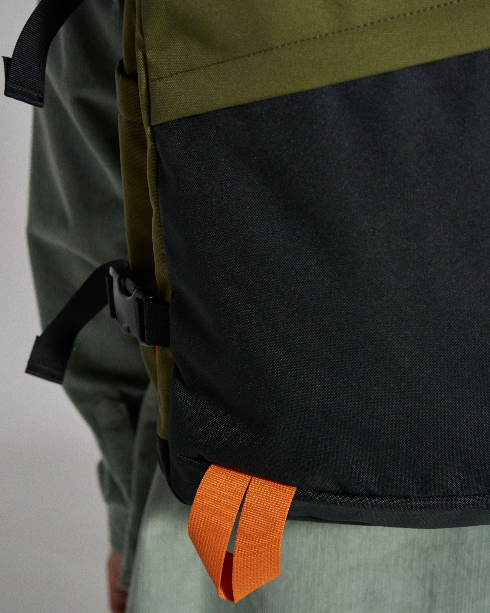 Boondocker Expandable Travel Pack - Black/Khaki - Studio Model