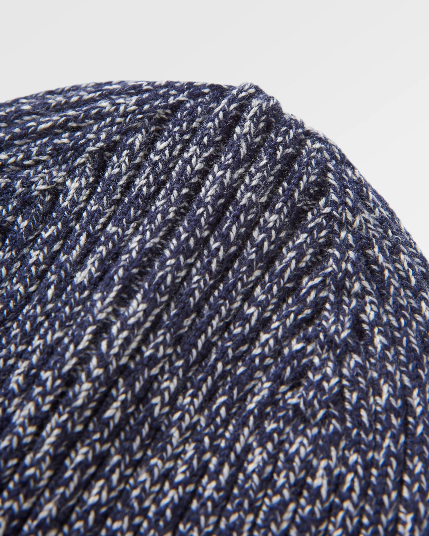 Fisherman Marl Beanie - Rich Navy