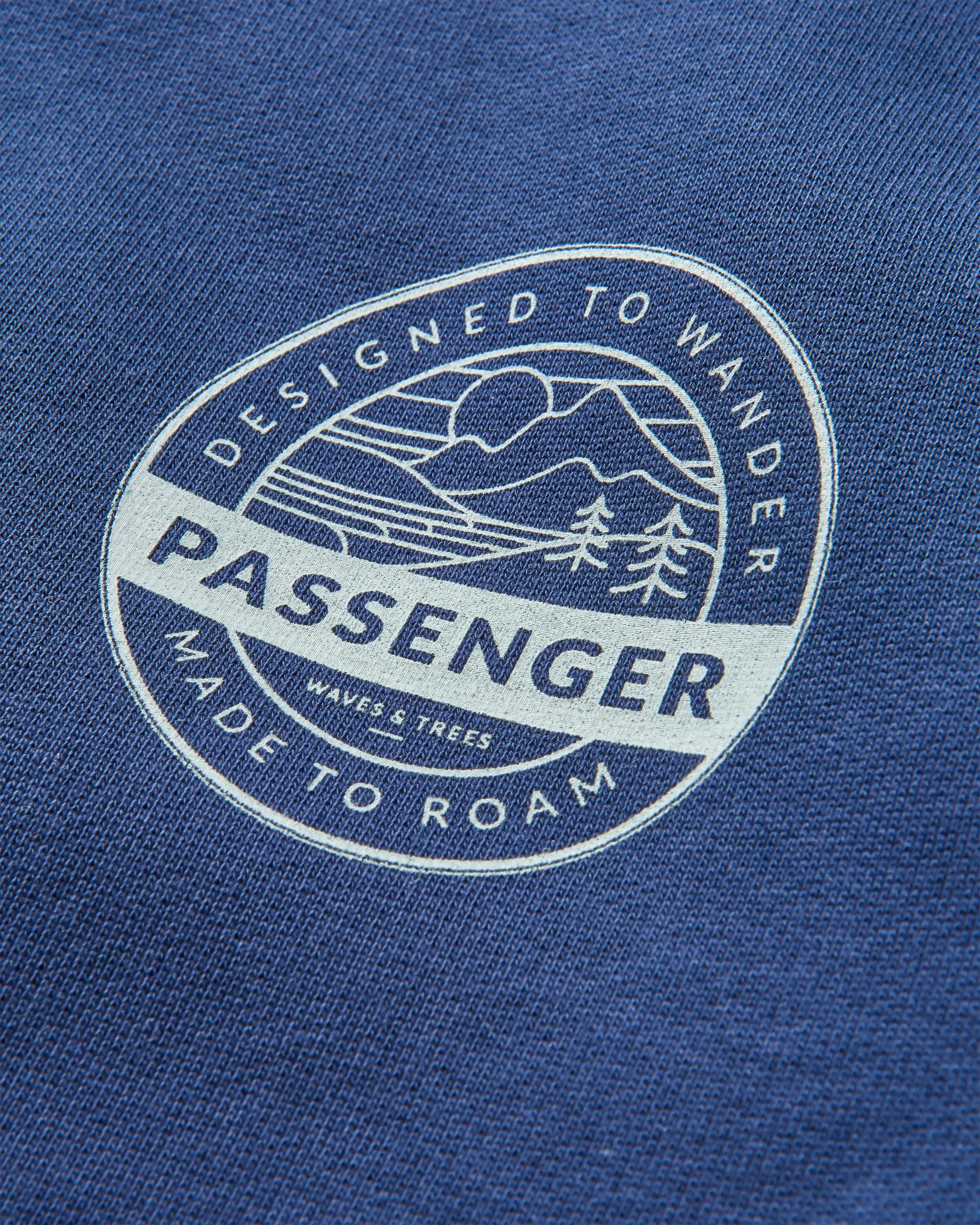 Odyssey Organic Cotton Sweatshirt - Rich Navy - Flatlay