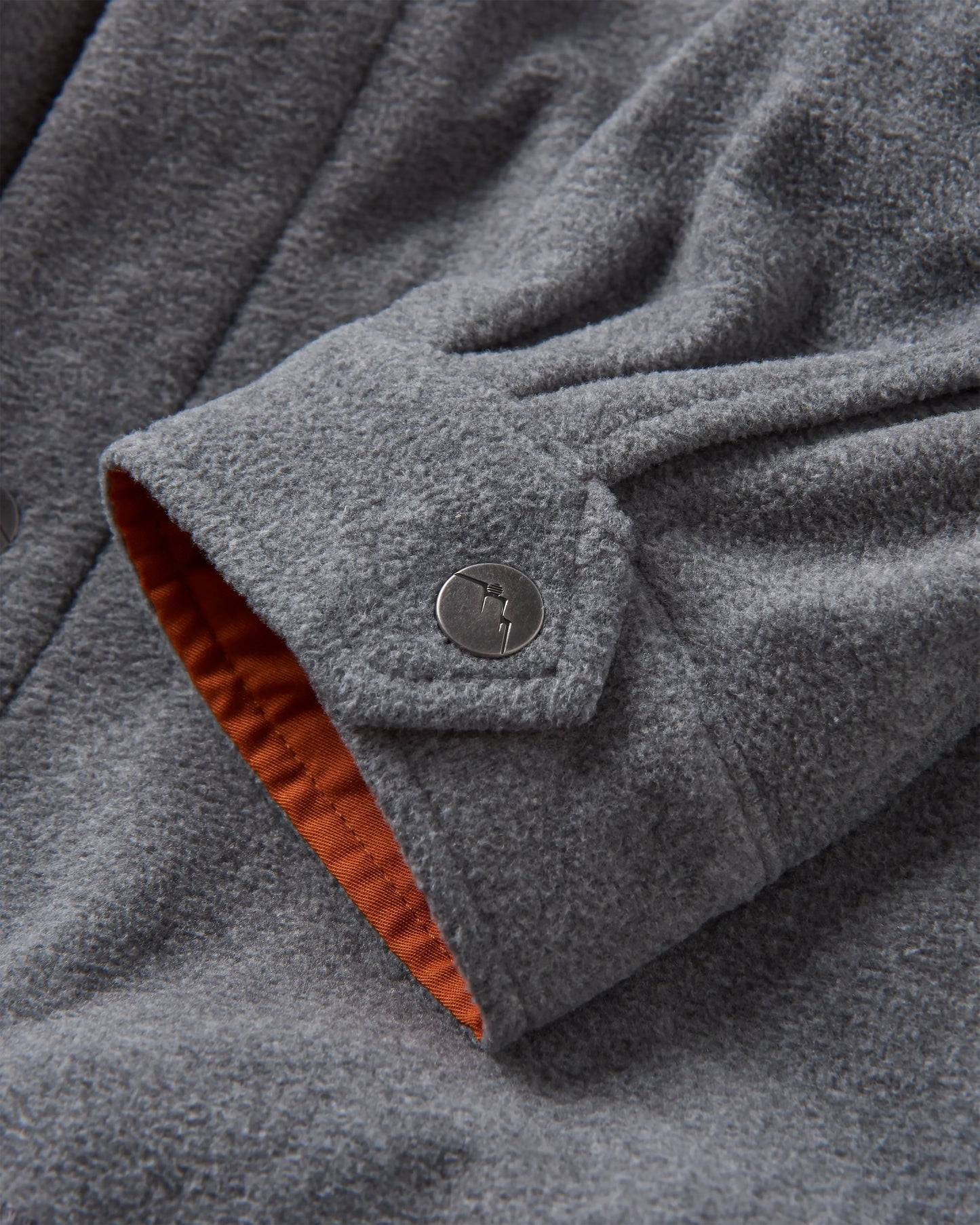 Maple Recycled Polar Fleece Shirt - Grey Marl 2