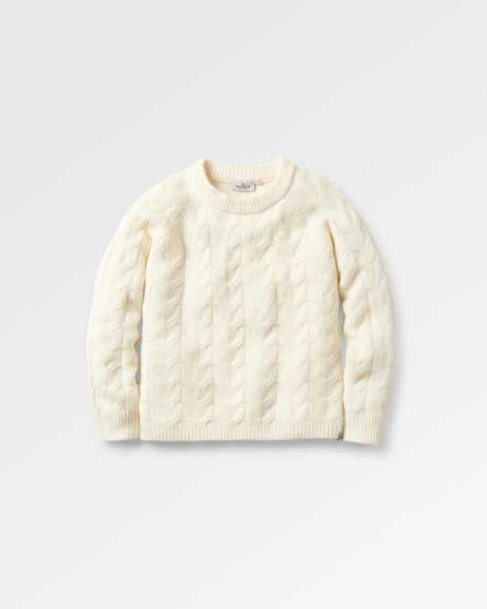 Harvest Recycled Knitted Jumper - Marshmallow