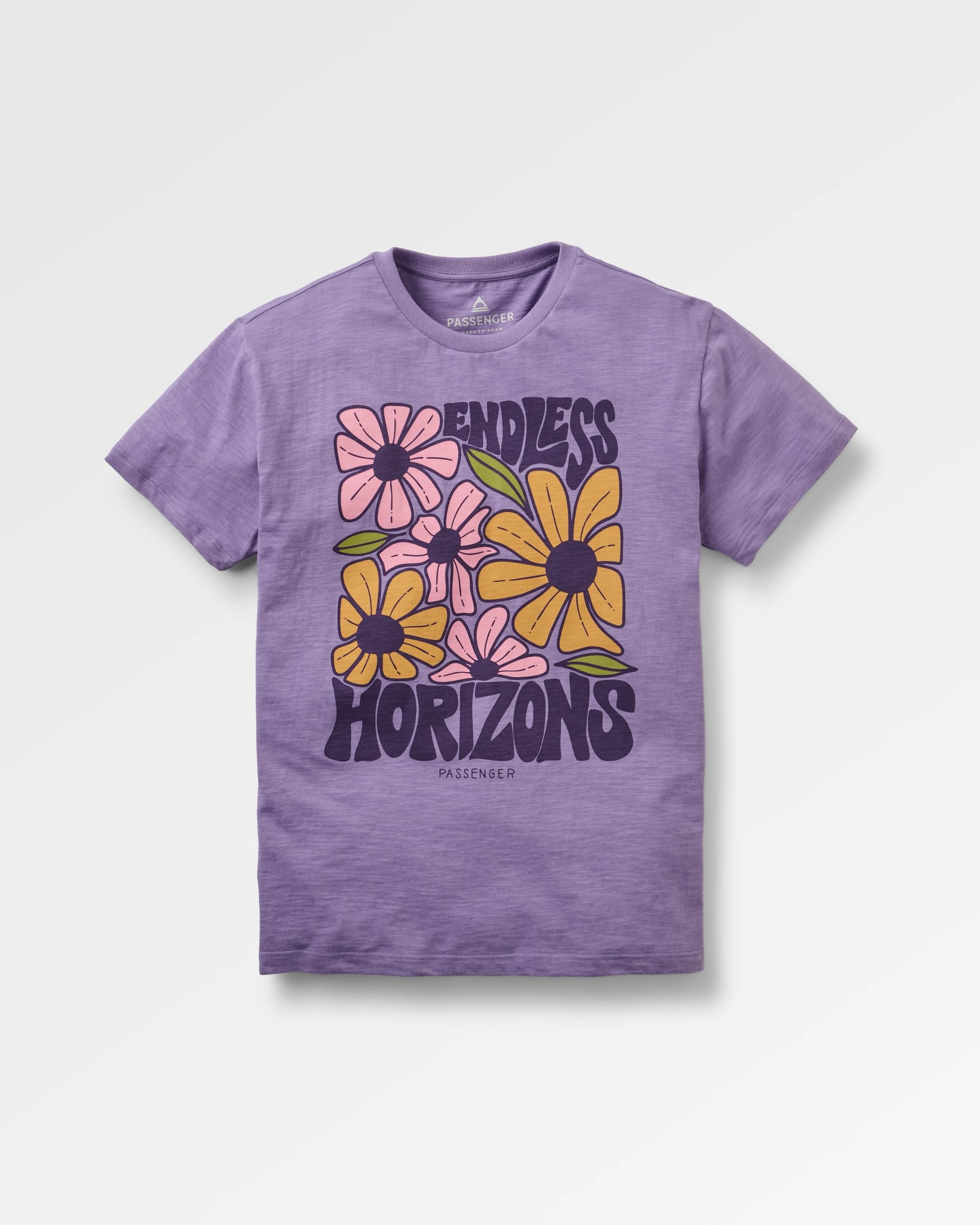 Endless Horizons T-Shirt - Purple Haze - Flatlay