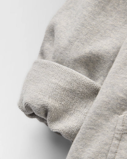 Laidback Hoodie - Grey Marl - Flatlay