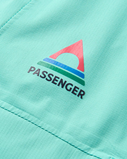 Trailscape Light Women's Recycled Waterproof Jacket - Aqua - Flatlay