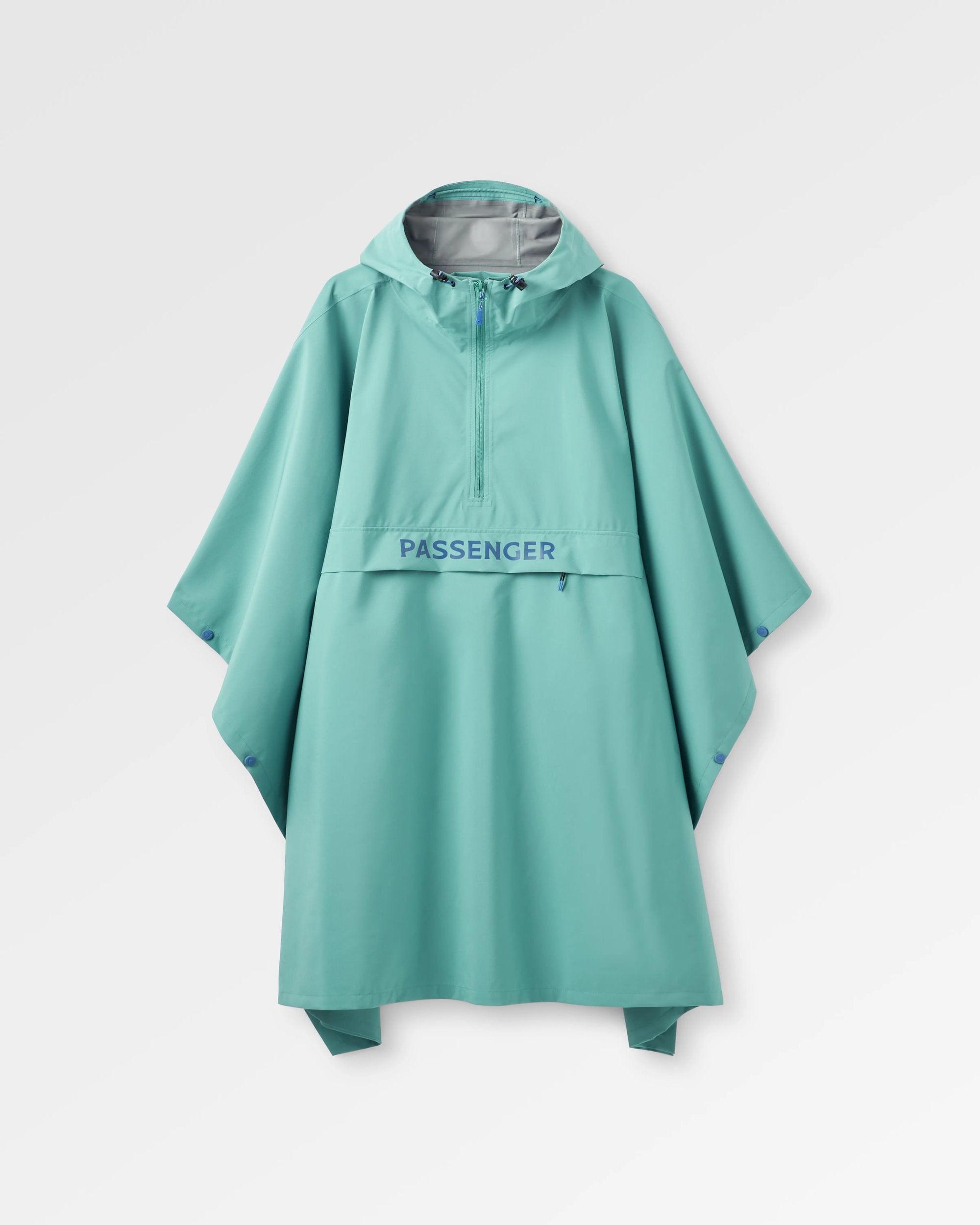 Roamer Waterproof Poncho - Deep Sea - Flatlay