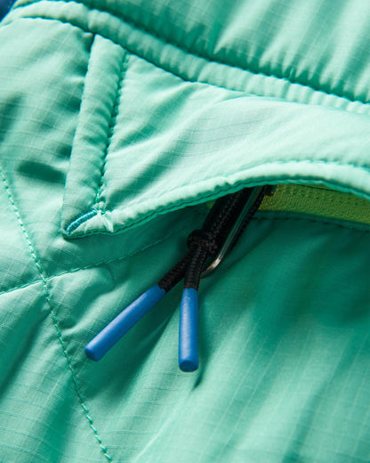 Ocean Recycled Insulated 1/2 Zip Jacket - Green Spruce