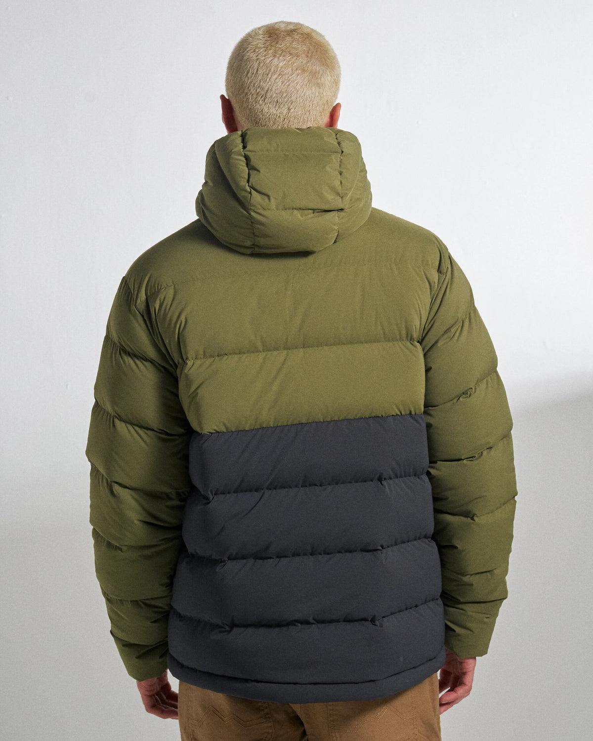 Kindlewood Down Jacket - Faded Black/Khaki - Studio Model